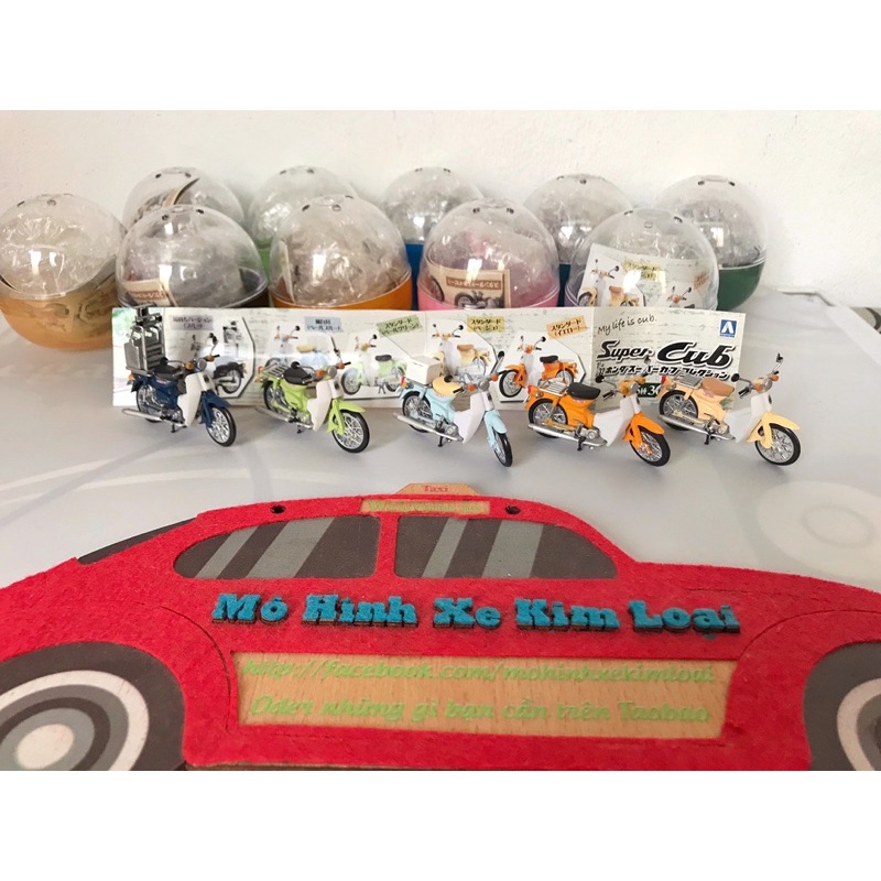 Mô hình xe Honda Super Cub Tỉ lệ 1/32 Aoshima Nhật
