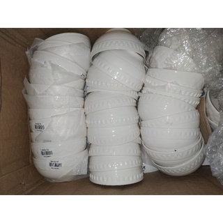 15 Chén cơm sứ trắng bóng hoa văn