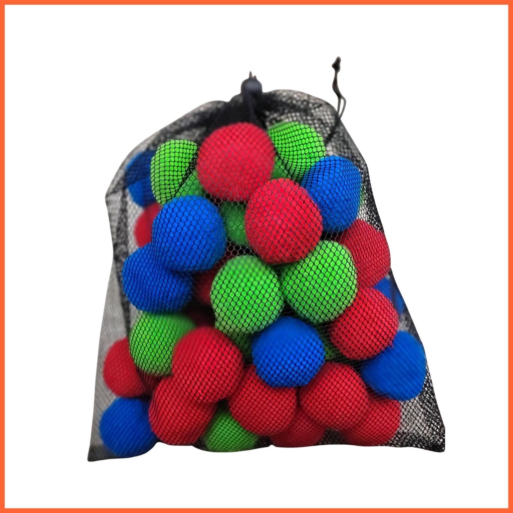 Set 50 Quả Bóng Nước Chất Liệu Cotton Thấm Hút Có Thể Tái Sử Dụng Cho Bé
