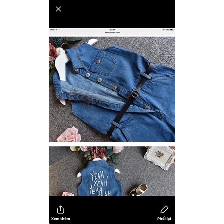 JEANS BÉ KÈM NỊT CAO CẤP