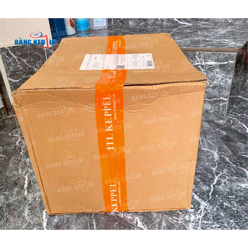 Băng keo dán thùng in chữ, in logo theo yêu cầu GIÁ TỐT