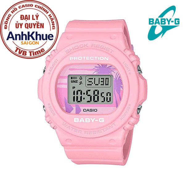 Đồng hồ nữ dây nhựa Casio Baby-G chính hãng Anh Khuê BGD-570BC-4DR