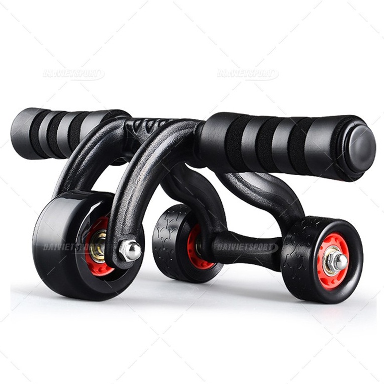 Dụng cụ Con lăn tập cơ bụng 4 bánh đa năng