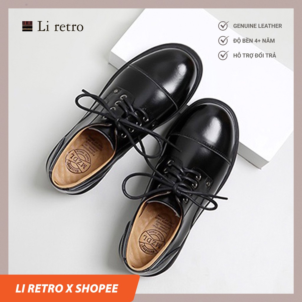 Derby shoes - Giày da Li retro, MZDL shoes