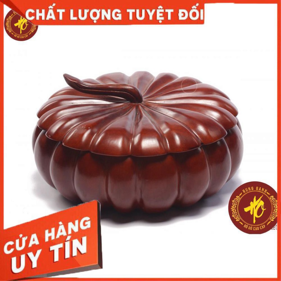 [ FREE SHIP ] KHAY ĐỰNG BÁNH KẸO QUẢ BÍ NGÔ - GỖ HƯƠNG ĐỤC TAY LIỀN KHỐI - ĐÚNG ẢNH ĐÚNG MẪU