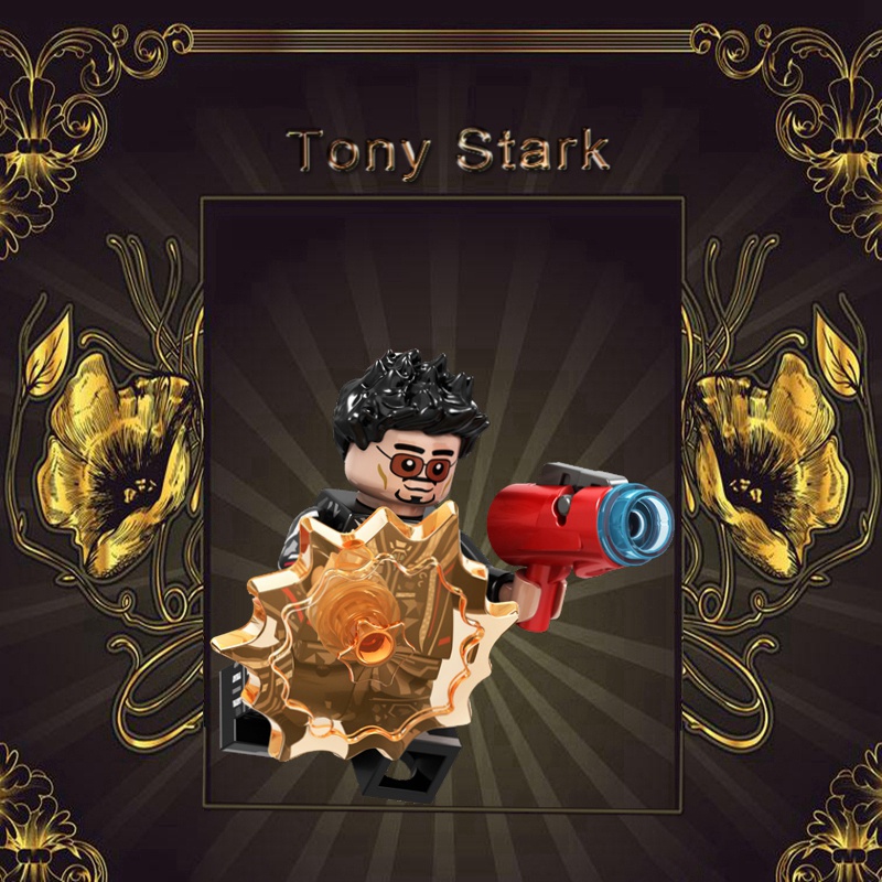 Tony Stark Mô Hình Nhân Vật Người Sắt Marvel Làm Quà Tặng Sinh Nhật DIY Cho Bé