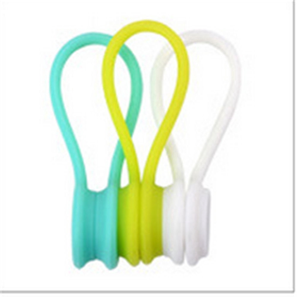 Set 3 kẹp silicone giữ gọn dây cáp điện tiện dụng | BigBuy360 - bigbuy360.vn