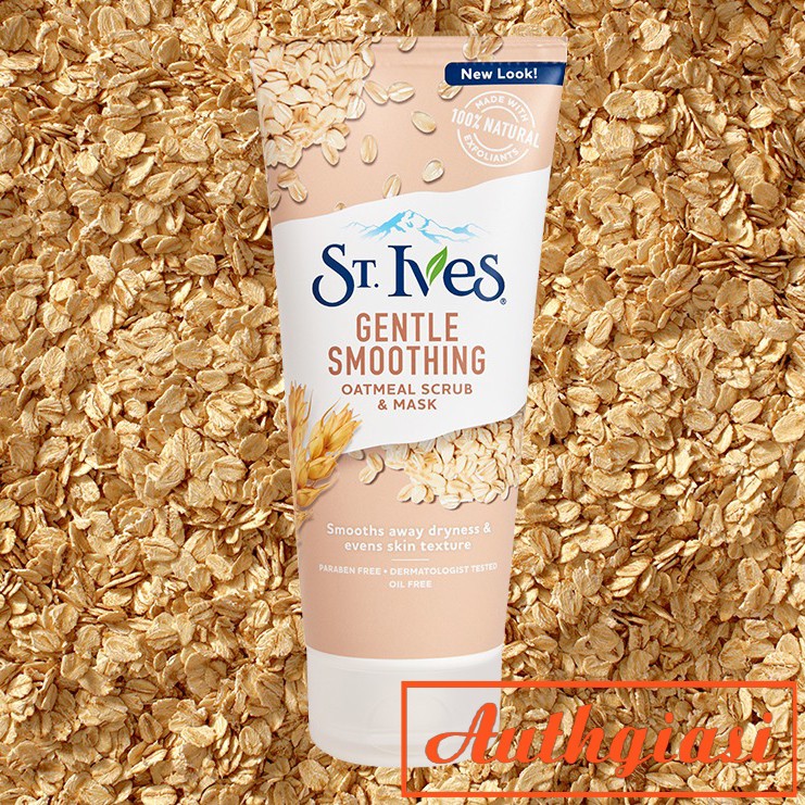 Tẩy da chết ST. Ives Mỹ Trà Xanh, Đào Mơ, Lúa Mạch, Cam Chanh và Dừa Cà Phê 170g | Thế Giới Skin Care