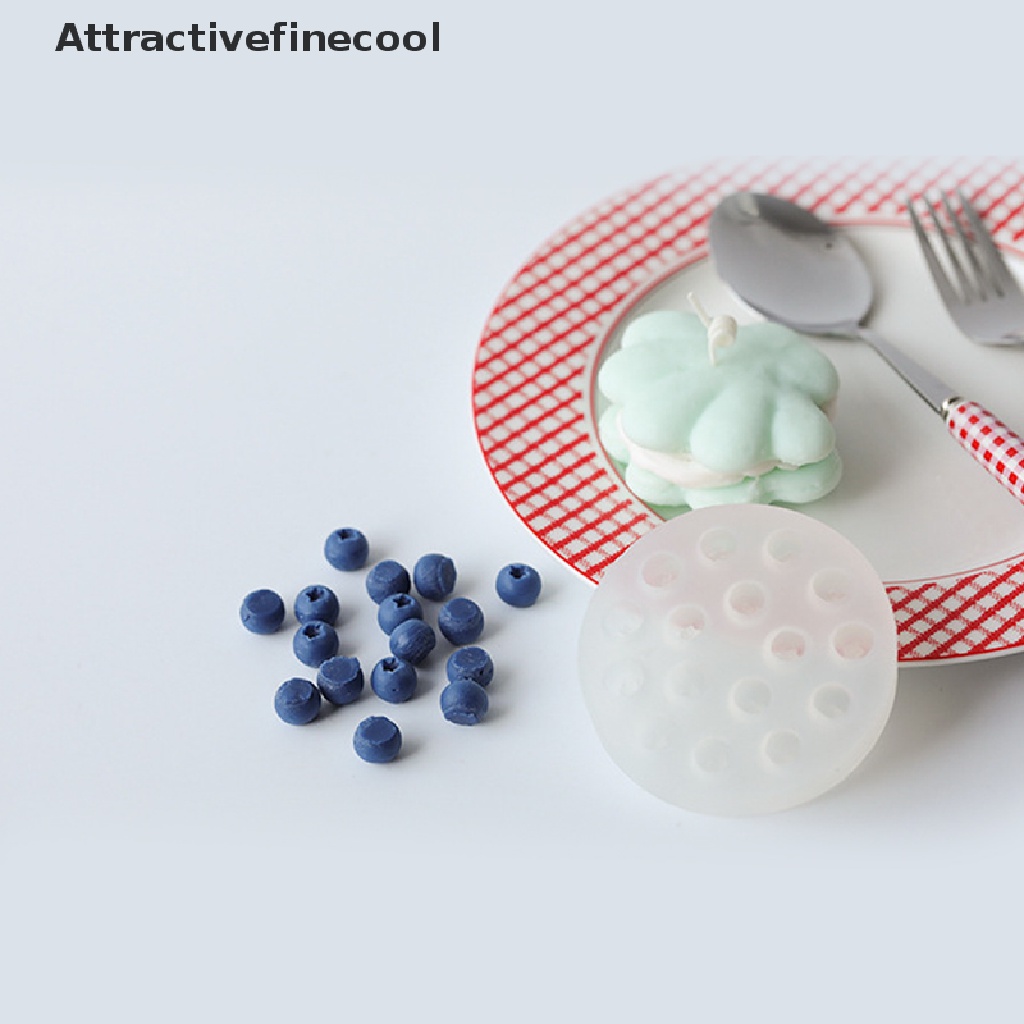 Khuôn Silicone Làm Bánh Hình Quả Việt Quất Và Nến