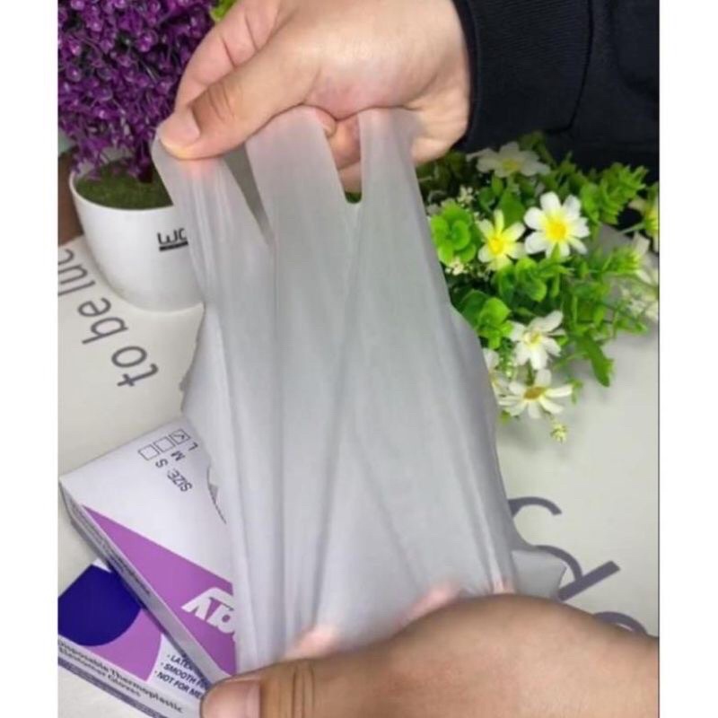 Hộp 100 găng tay nilong siêu dai