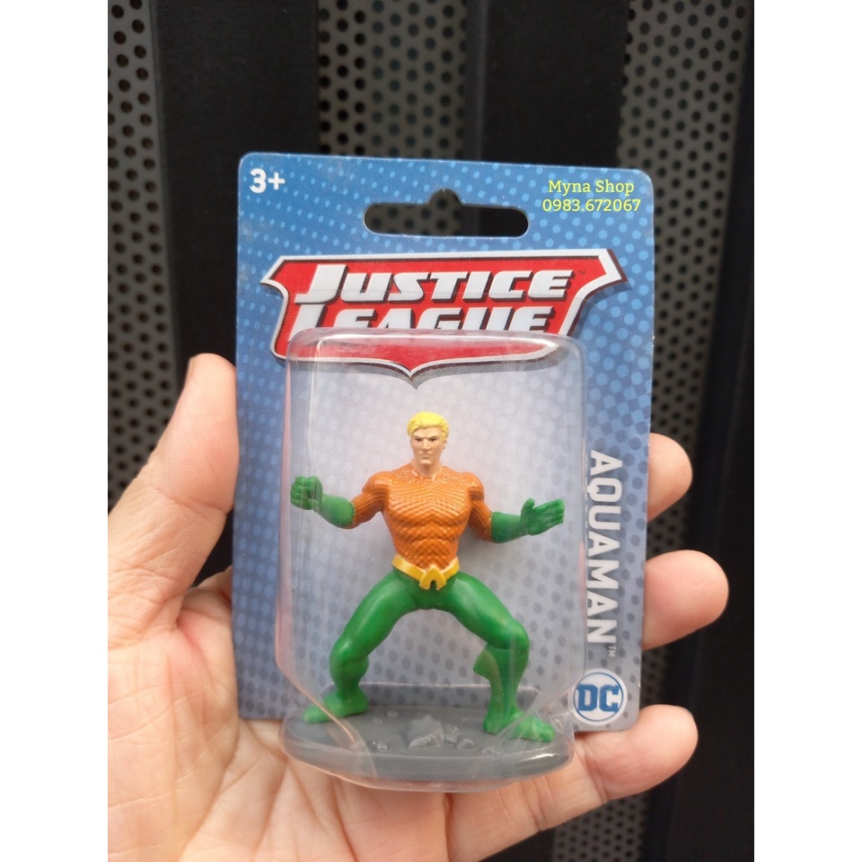 Mô hình nhân vật Aquaman Justice League, full hộp, size mini, vui lòng xem mô tả sản phẩm ạ