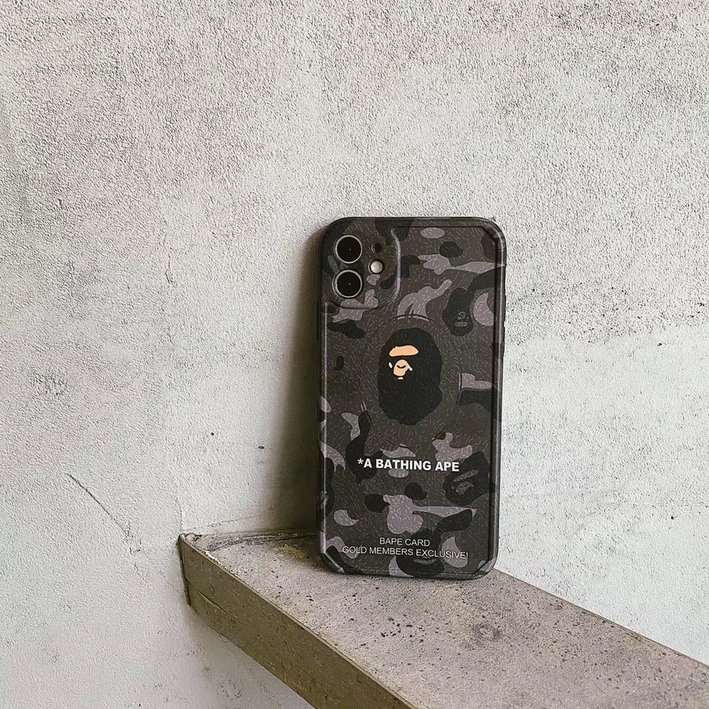 Ốp điện thoại TPU in họa tiết đầu khỉ thời trang cho IPHONE 7 8 X XS XR XSMAX 11 PRO PROMAX | BigBuy360 - bigbuy360.vn