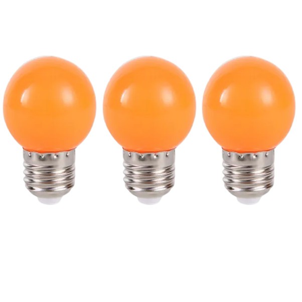 Bóng đèn Led trái chanh 1W Rạng Đông A45 trang trí màu đỏ, vàng, xanh lá, xanh lam, trắng