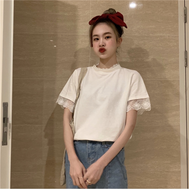 Áo Thun Tay Ngắn Dáng Rộng Phong Cách Hàn Quốc Cho Nữ