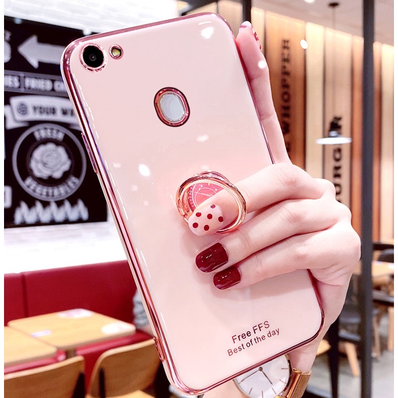 ỐP LƯNG SILICON OPPO F5, F5 YOUTH KÈM IRING SANG TRỌNG