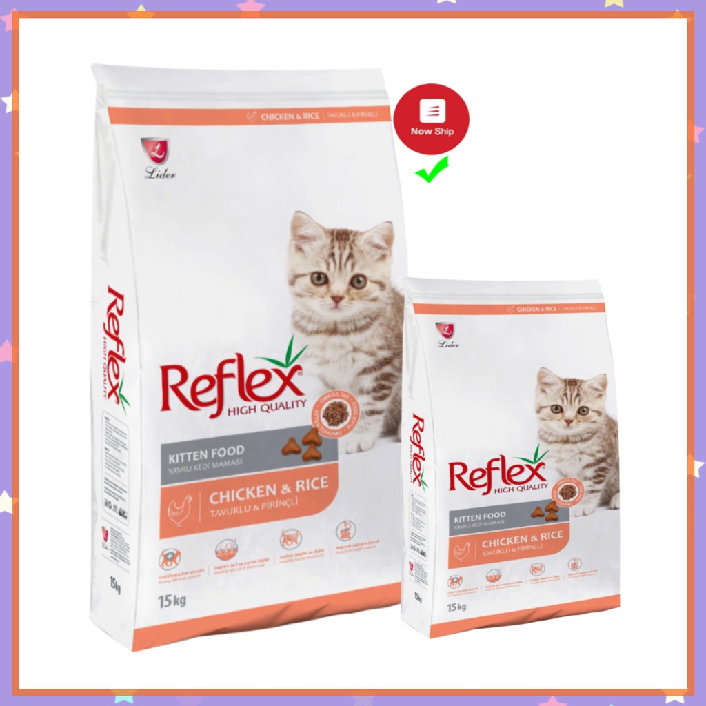 [THỨC ĂN CHO MÈO] Thức Ăn Hạt Reflex Kitten  Vị Gà Công Thức Đặc Biệt Dành Cho Mèo Con - Giá Rẻ Nhất Sàn