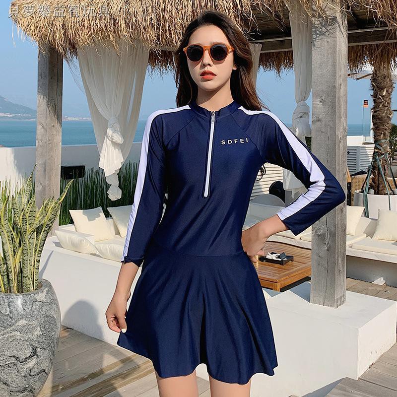 Bộ Đồ Bơi Thể Thao Lưng Cao Dáng Ôm Phong Cách Hàn Quốc Cao Cấp | BigBuy360 - bigbuy360.vn