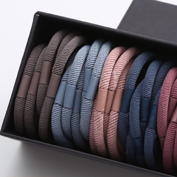 Dây Buộc Tóc Màu Đen Co Giãn Cao Phong Cách Hàn Quốc Cho Nữ