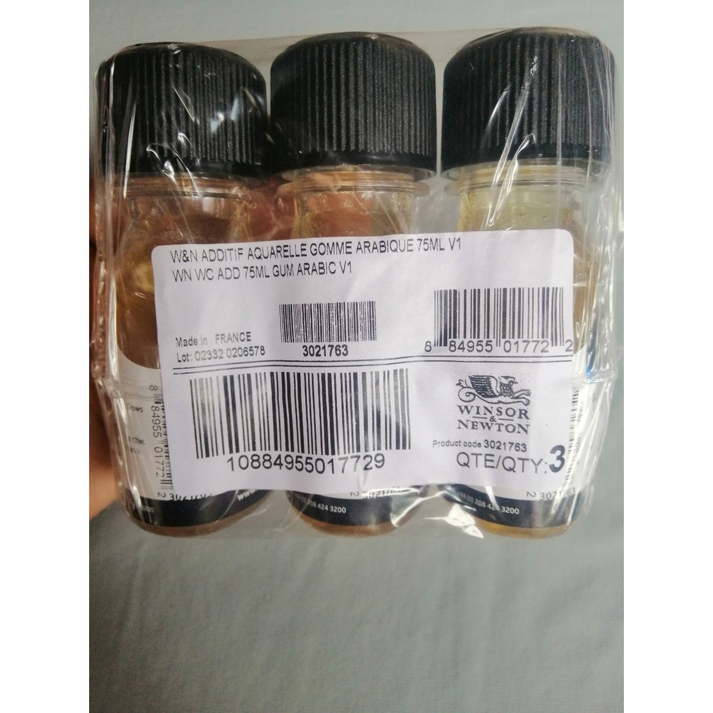 Keo chặn màu, dd tăng độ trong màu, dd ngăn màu lâu khô Winsor Newton 75ml