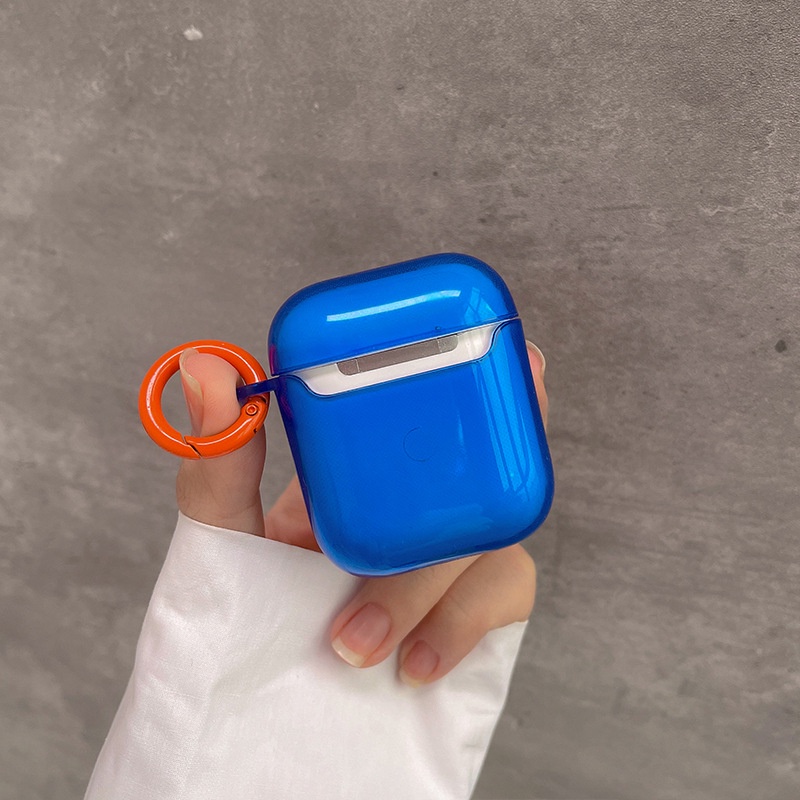Vỏ Bảo Vệ Hộp Đựng Tai Nghe AirPods 1 / 2 / 3 / Pro Kết Nối Bluetooth Trong Suốt Hình Mèo Đáng Yêu