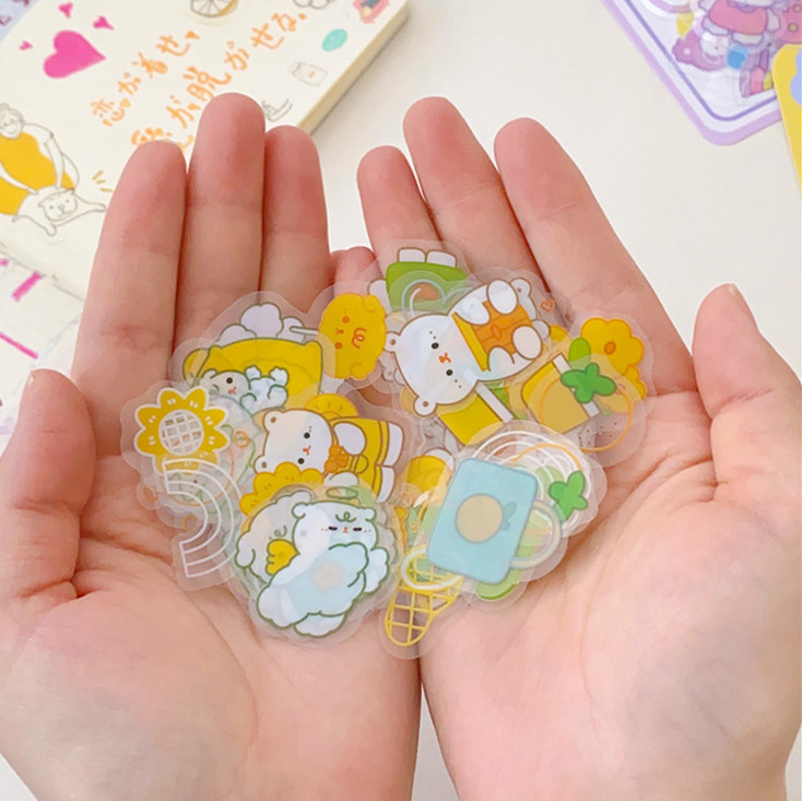 Miếng dán hình con vật dễ thương tiện dụng để trang trí