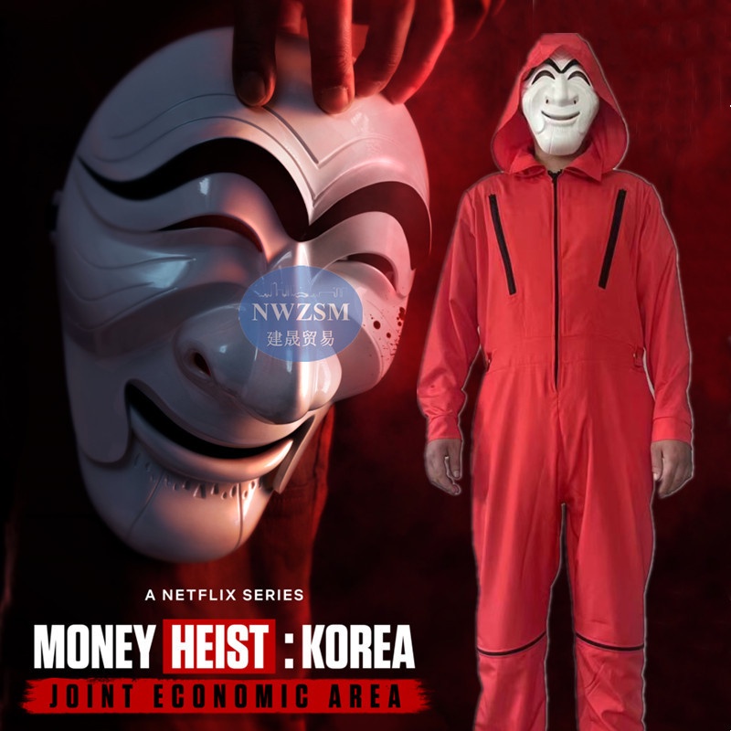 Money Heist Korea Mặt Nạ Hóa Trang La Casa De Papel Phong Cách Hàn Quốc