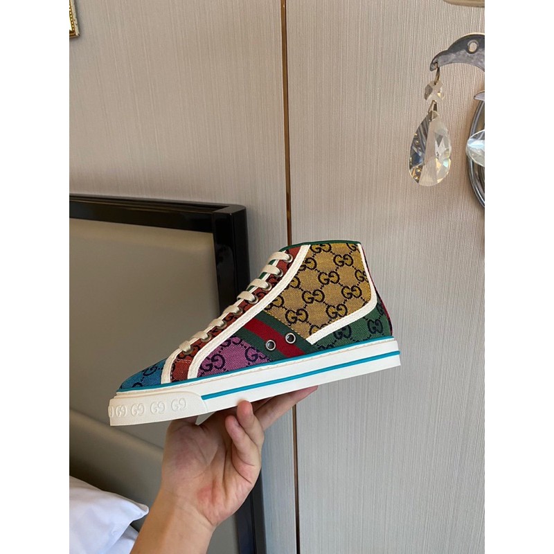 Giày thể thao cổ cao của nam cao cấp Gucci GG Arrival Gucci tennis 1977 x Disney | BigBuy360 - bigbuy360.vn