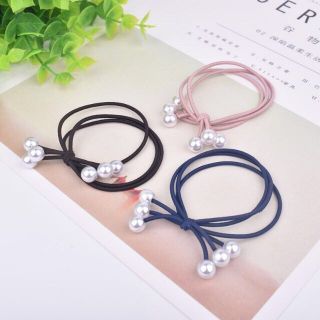 Dây buộc tóc sợi nhỏ đính 6 hạt