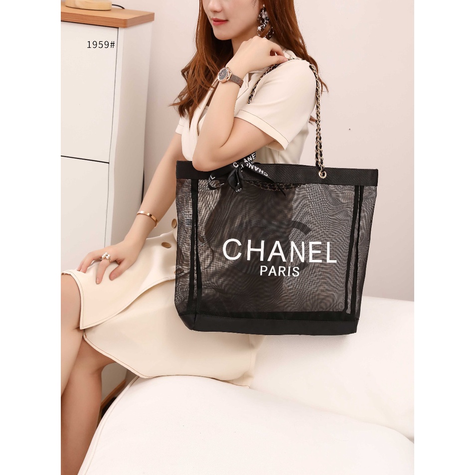 Túi xách Chanel Vip phối lưới 1959