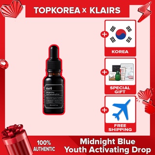 ★KLAIRS★ Midnight Blue Youth Activating Drop /20ml /(Hàng Mới Về) Tinh Chất Kích Hoạt Hoạt Tính/ TOPKOREA