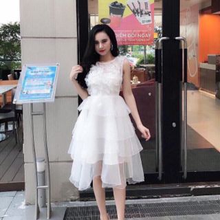 Đầm voan tầng cao CẤP tk