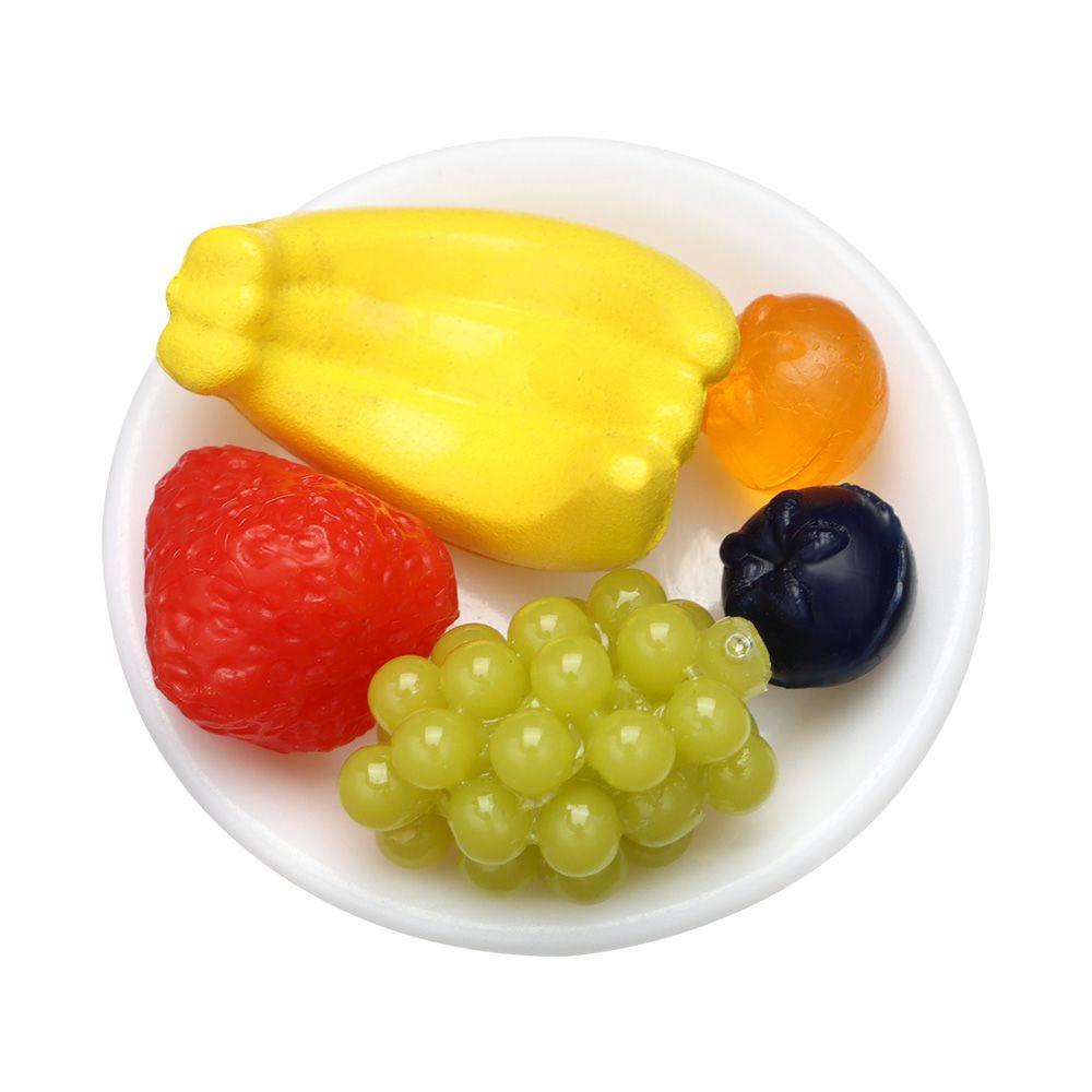 NIUYOU 1 Bộ Khay Đựng Trái Cây Trang Trí Nhà Búp Bê Tỉ Lệ 1: 12