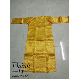 Áo dài mừng thọ màu vàng (ko kèm mấn)
