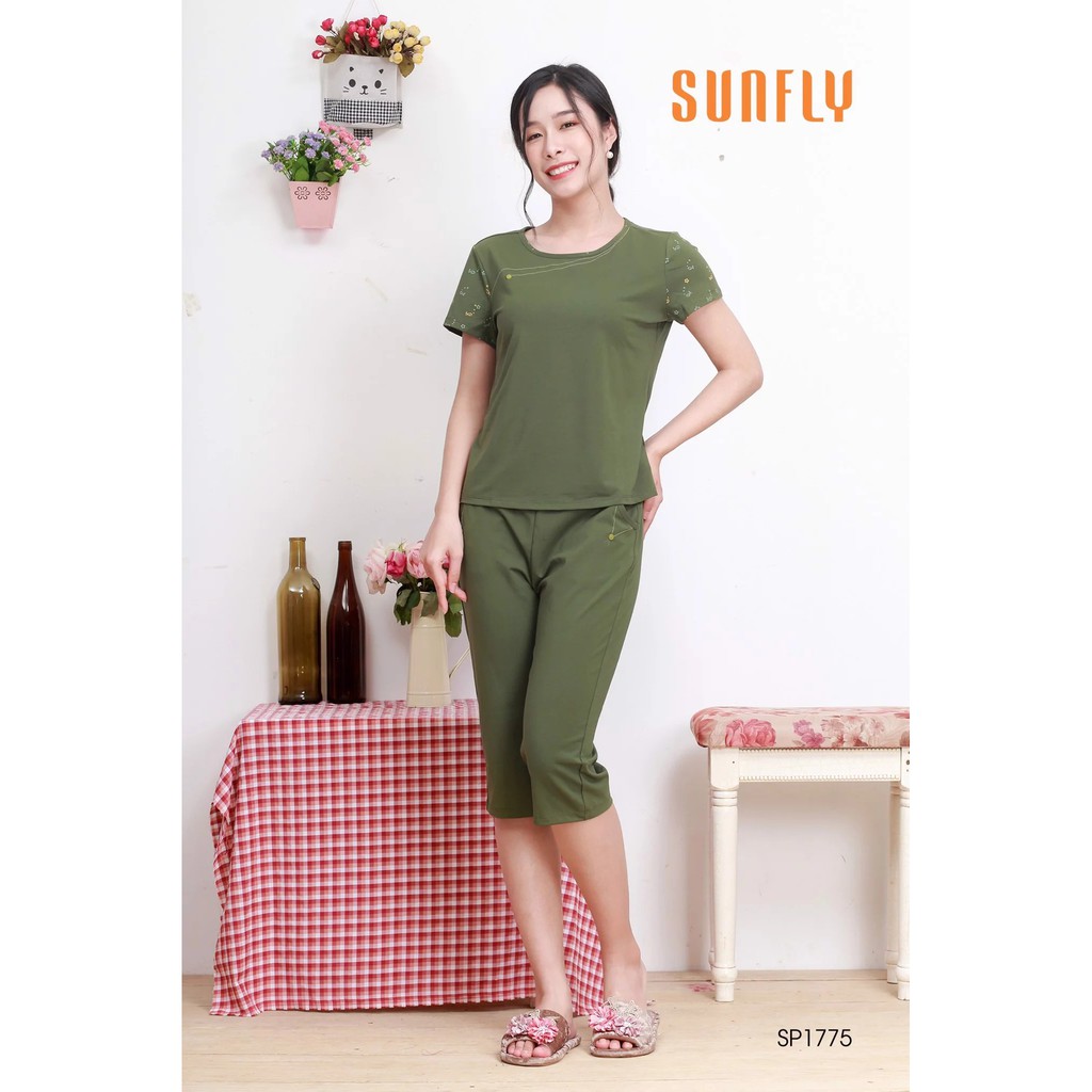 SP1775 BỘ MẶC NHÀ ÁO CỘC TAY, QUẦN LỬNG | BigBuy360 - bigbuy360.vn