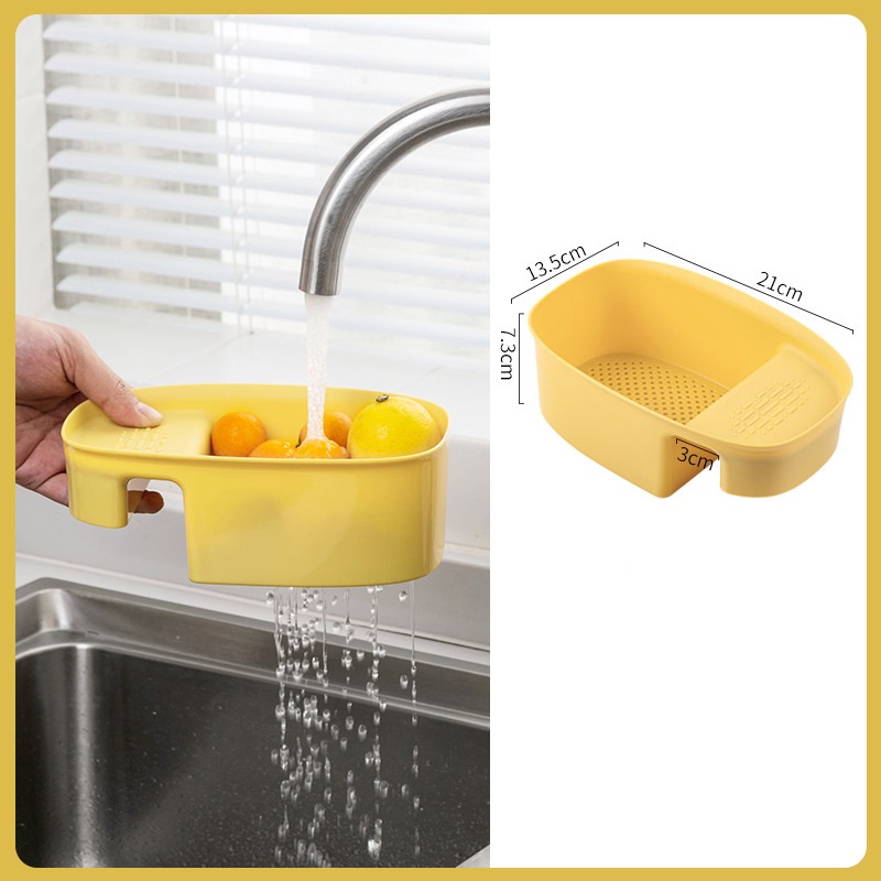 Rổ ráo nước OSSAYI đựng trái cây/ rau củ quả có thể móc được thích hợp cho nhà bếp