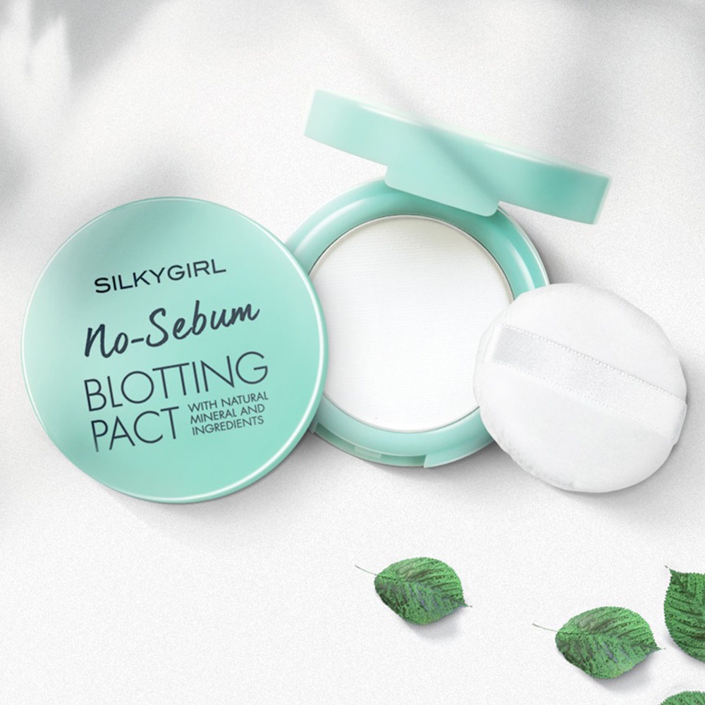 COMBO 2 hộp BB Cushion Silkygirl 15g + phấn phủ nén Blotting Pact 7g