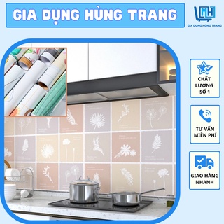 giấy dán bếp hoa văn