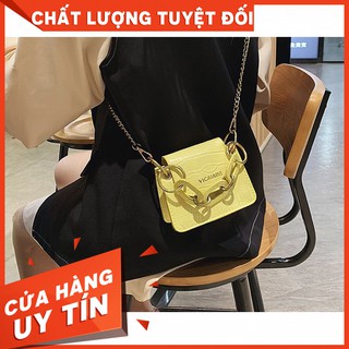 Túi nữ đeo chéo thời trang xích phối da TTS 372.