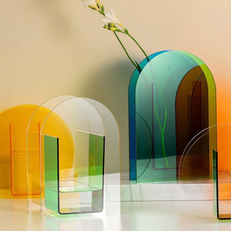 Lọ Hoa Bằng Acrylic Mềm Mại Trang Trí Nhà Cửa / Văn Phòng / Phòng Ngủ