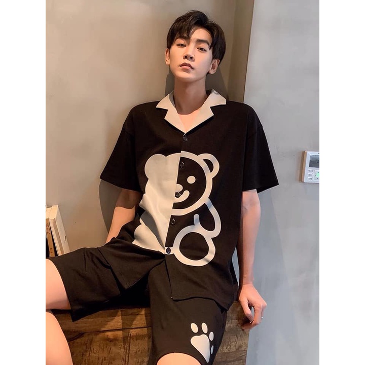 Set đồ ngủ gấu couple hàng Quảng Châu- Order inbox shop