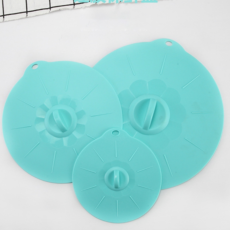 Silicone Bộ 5 Nắp Silicon Đậy Tô Chén / Nồi / Chảo Có Thể Dùng Trong Lò Vi Sóng