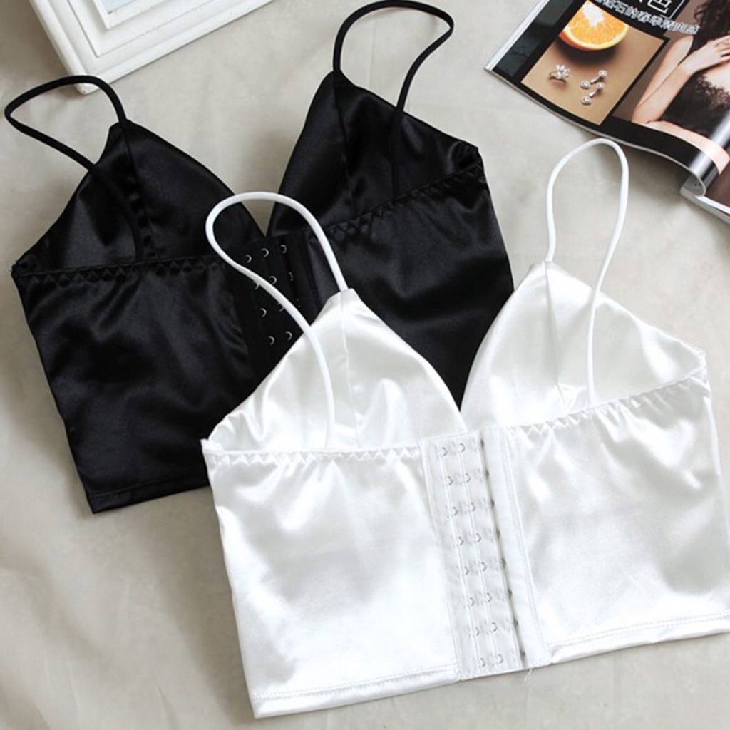 BRA SATIN ÁO LÓT PHI BÓNG bra satin croptop | BigBuy360 - bigbuy360.vn