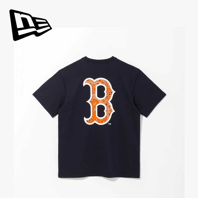 New Era Paisley LA - Boston Paisley Navy 12715361 - Áo Thun New Era Chính Hãng Nhập Khẩu Full Tem Tag