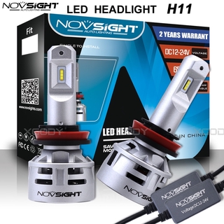 Bộ 2 Bóng Đèn LED Sương Mù NovSight H11 10000LM 60W Cho Xe Hơi