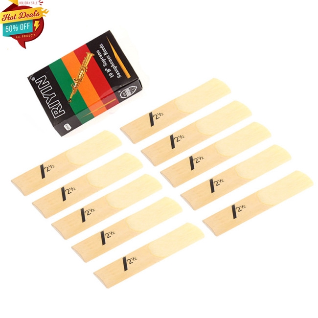 Set 10 Kèn Saxophone 1.5 / 2.0 / 2.5 / 3.0 / 3.5 / 4.0 Cho Soprano Sax Reed