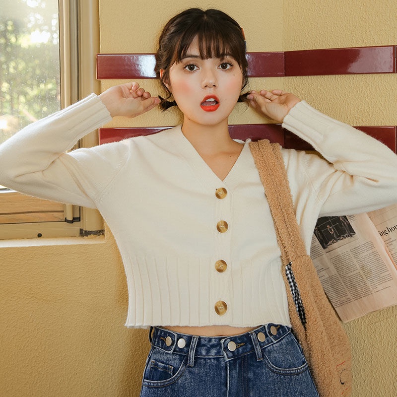 Áo Khoác cardigan Nữ Cổ Chữ V Hiện Có 4 Màu Mới 2021 | BigBuy360 - bigbuy360.vn