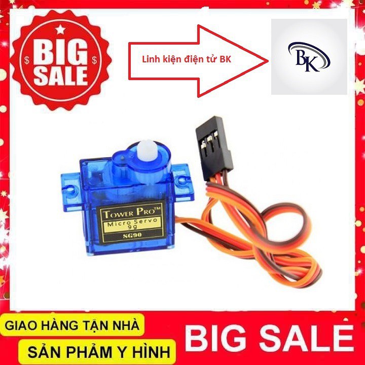 Động Cơ Servo SG90, Góc Quay 180 Độ