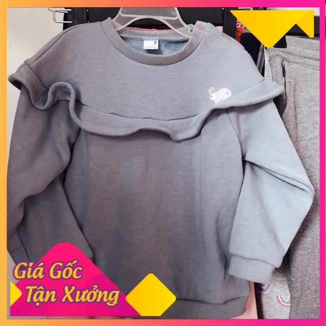ÁO NỈ LÔNG CHO BÉ GÁI VNXK XUẤT HÀN