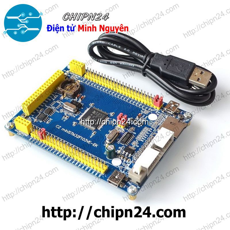 [1 MẠCH] (A24) KIT STM32F103VET6 Mini (72MHz 512KFlash 64KRAM)