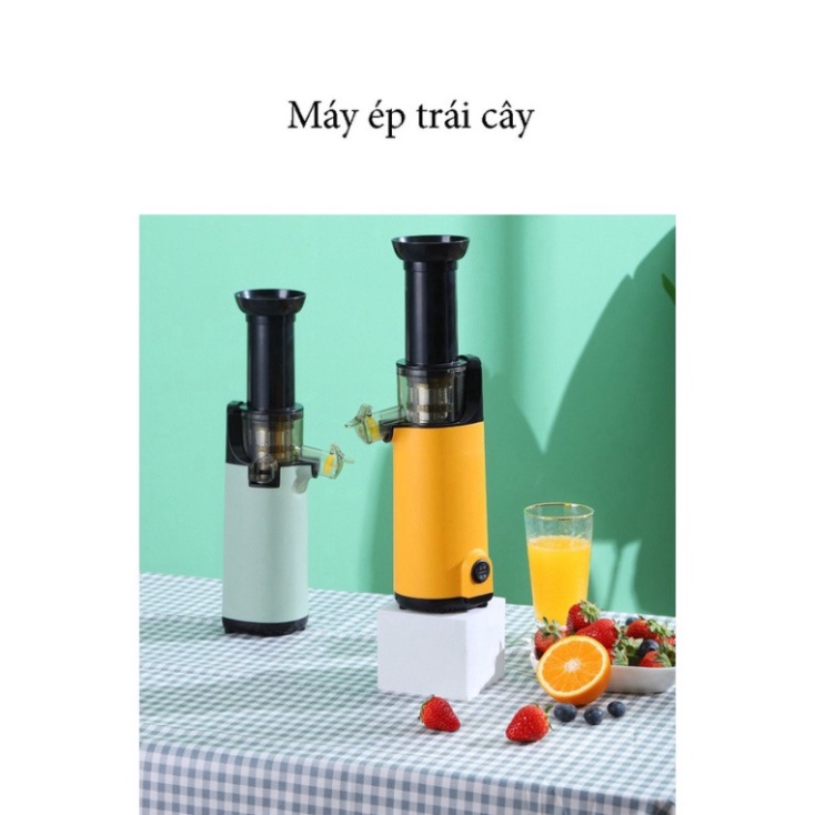 Máy Ép Chậm Hoa Quả Mini, Máy Ép Nước Trái Cây, Rau Củ Quả Đa Năng Siêu Tiện Lợi - Bảo Hành 12 Tháng - Free Ship